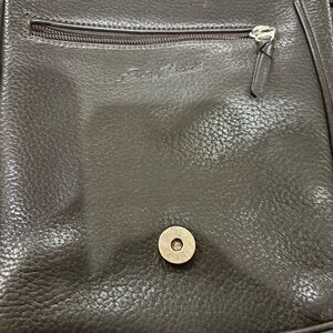 Black Leather Crossbody Bag